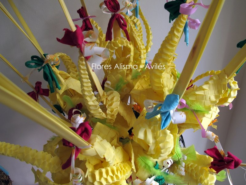 Palmas de pascua estilo tradicional
