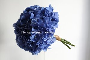 Ramo de novia Ramo de hortensias azules Bouquet de hortensias 