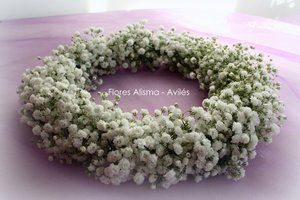 corona de arras o comunión de paniculata 