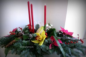 Centro de mesa de navidad