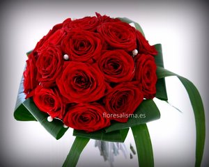 Ramo de novia Flores Alisma Bouquet de rosas