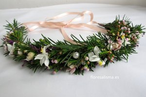 diadema para arras y comunión