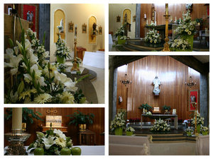 Decoración de Iglesia para comuniones