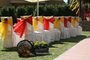 Decoración floral para boda Flores Alisma Avilés