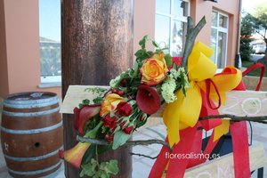Decoración floral para boda Flores Alisma Avilés