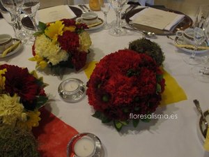Centros de mesa para ceremonia