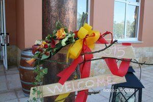 Decoración floral para boda Flores Alisma Avilés