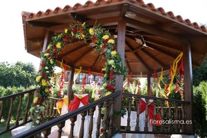 Decoración floral para boda Flores Alisma Avilés
