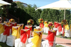 Decoración floral para boda Flores Alisma Avilés