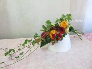 Decoración floral para boda Flores Alisma Avilés
