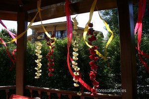 Decoración floral para boda Flores Alisma Avilés