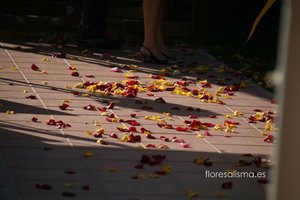 Decoración floral para boda Flores Alisma Avilés