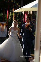 Decoración floral para boda Flores Alisma Avilés