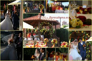 Decoración floral para boda Flores Alisma Avilés