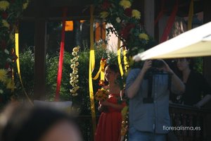 Decoración floral para boda Flores Alisma Avilés