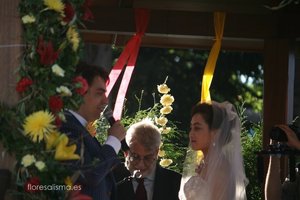 Decoración floral para boda Flores Alisma Avilés