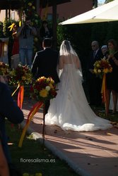 Decoración floral para boda Flores Alisma Avilés
