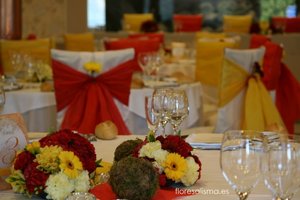 Centros de mesa para ceremonia Flores Alisma