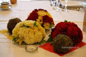 Centros de mesa para ceremonia Flores Alisma
