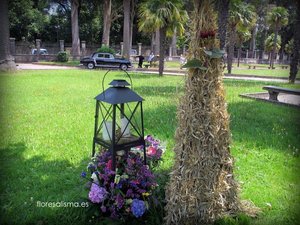 Decoración para boda de Flores Alisma de Avilés de la Iglesia de Jesús Nazareno en El Pito