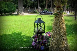 Decoración para boda de Flores Alisma de Avilés de la Iglesia de Jesús Nazareno en El Pito