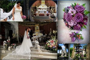 Decoración para boda de Flores Alisma de Avilés de la Iglesia de Jesús Nazareno en El Pito