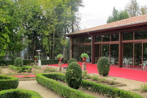 Decoración de Flores Alisma del Palacio de Valdesoto para boda