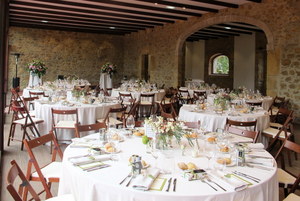 Decoración de Flores Alisma del Palacio de Valdesoto para boda