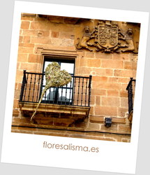 Decoración de balcón NH  Palacio de Ferrera