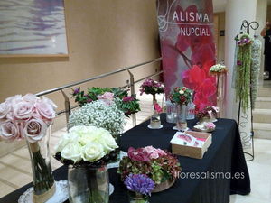 Flores Alisma en La Mia Vida pasarela de la moda en Avilés