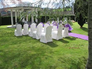 Decoración para boda en La Casona de Lupa Flores Alisma