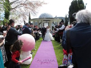 Decoración para boda en La Casona de Lupa Flores Alisma