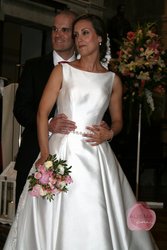 Decoración de boda en la Colegiata de Pravia
