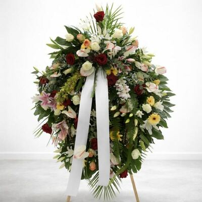 corona-funeraria-variada-flores-alisma-aviles