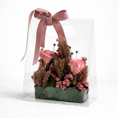 Bolsas-de-metacrilato-con-flores-preservadas-y-secas