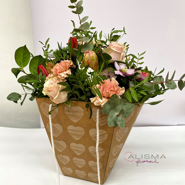 Bolsa con Ramo Love San Valentín
